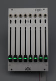 F8R 8 Channel Fader Bank with CV, I2C, and MIDI