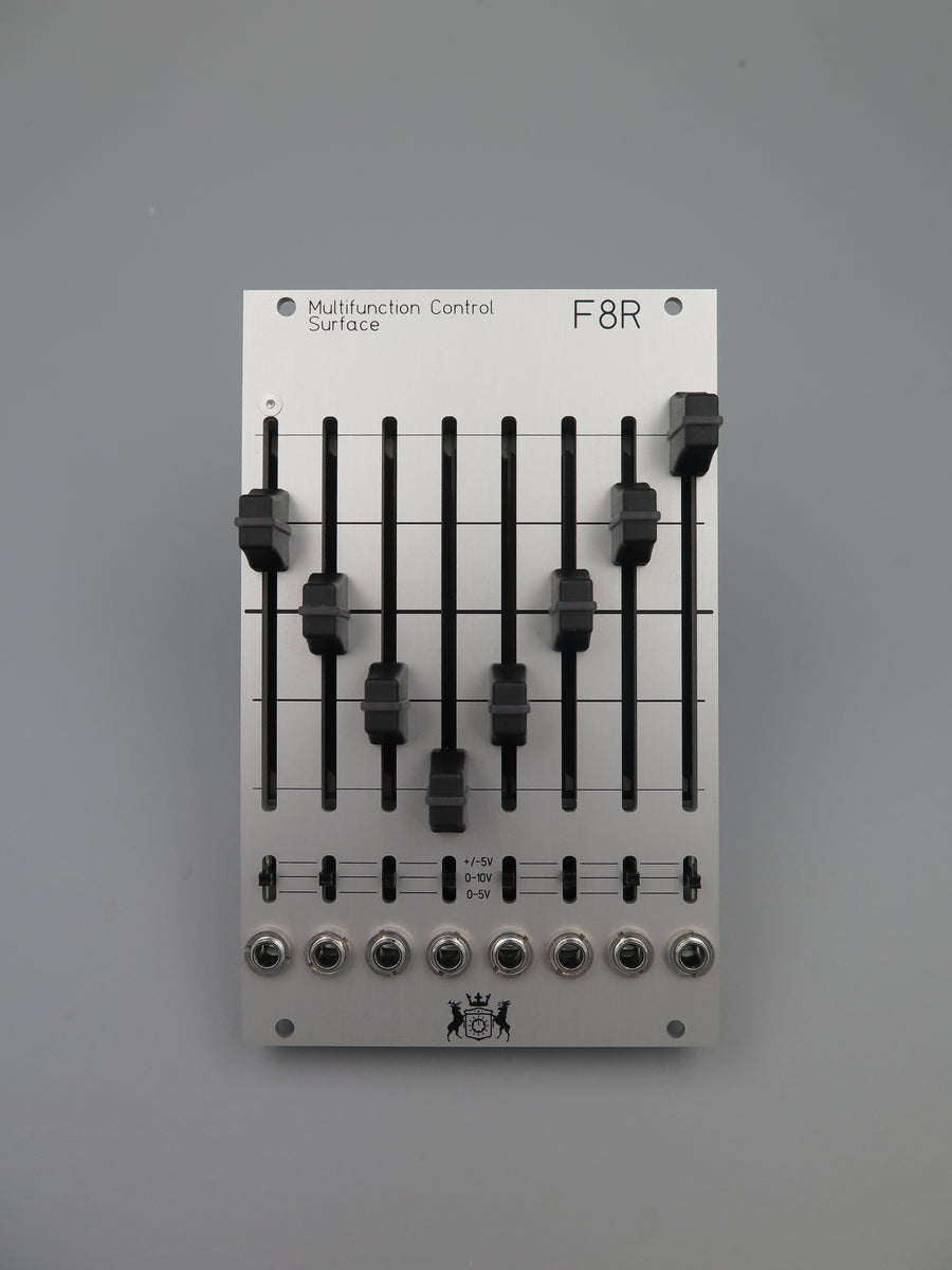 F8R 8 Channel Fader Bank with CV, I2C, and MIDI – Michigan Synth Works