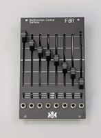 F8R 8 Channel Fader Bank with CV, I2C, and MIDI