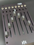F8R 8 Channel Fader Bank with CV, I2C, and MIDI