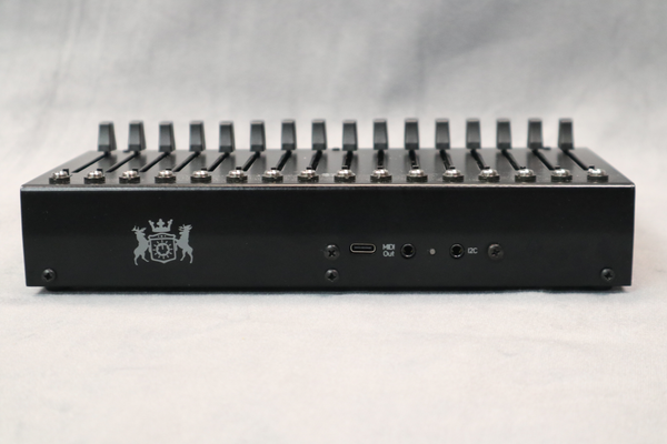 XVI Desktop USB 16 Channel Fader Bank with CV, I2C, and MIDI XVI Desktop USB 16 Channel Fader Bank with CV, I2C, and MIDI